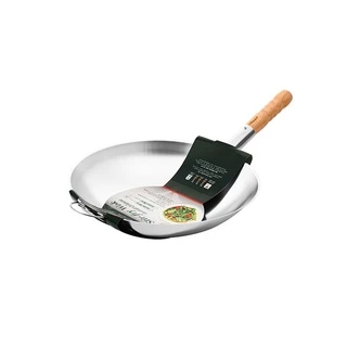 Seagull กระทะผักบุ้งไฟแดง ขนาด 32 ซม. Stir-Fry Wok (Long Handle)