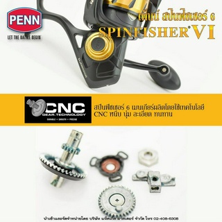 รอกสปิน PENN SPINFISHER VI ของใหม่พร้อมใบรับประกัน เบอร์ 4500-5500-6500 ระบบกันน้ำ กันฝุ่นดีเยี่ยม IPX5 เบรค HT100