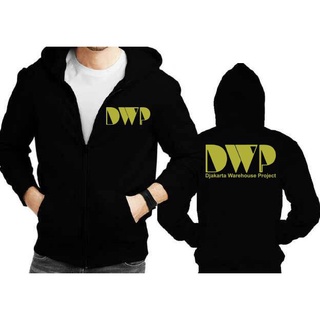 เสื้อกันหนาว มีฮู้ด พิมพ์ลาย Dwp Djakarta Warehouse Project Distro พลัสไซซ์ สําหรับผู้ชาย