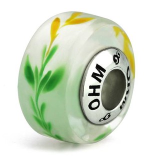 OHM Beads รุ่น Feed The Future - Murano Glass Charm เครื่องประดับ บีด เงิน เแก้ว จี้ สร้อย กำไล OHMThailand