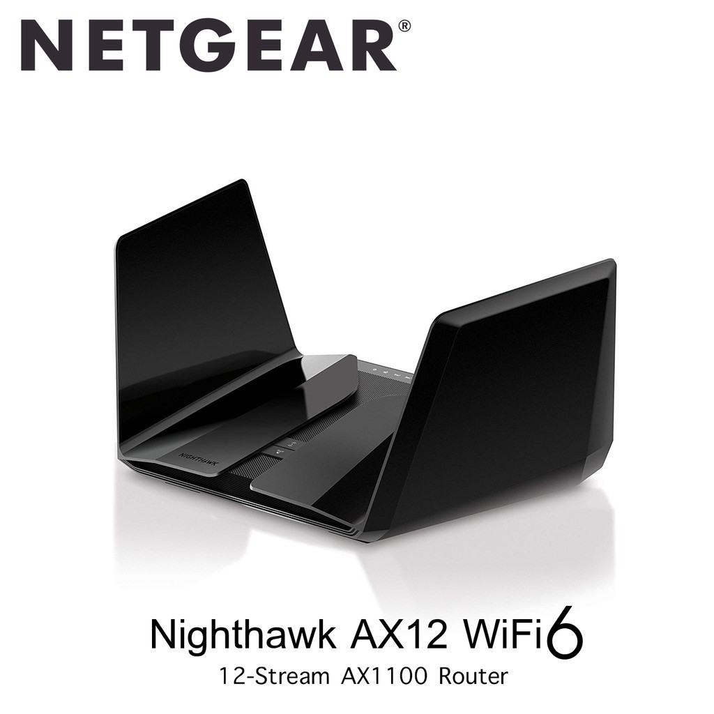 NETGEAR Nighthawk (RAX200) AX12 12-Stream Wifi 6 Router - AX11000 Tri-Band Wireless (Up to 10.8 Gbps) ประกันศูนย์ไทย