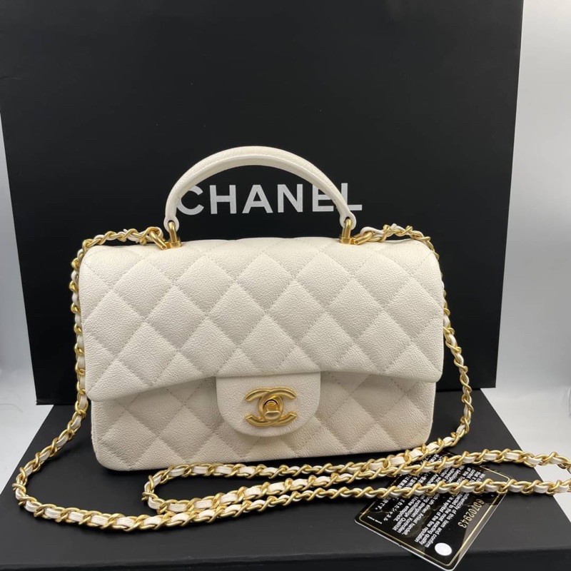 NEW🔥 Chanel Mini Flap Bag With Top Handle 2021