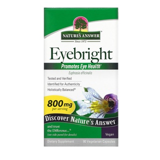 Natures Answer Eyebright, 400 mg, 90 Vegetarian Capsules