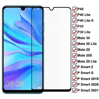 กระจกนิรภัยกันรอยหน้าจอ 9D สําหรับ Huawei Mate 30 20 10 Lite 20X สําหรับ Huawei P30 P40 Lite E P Smart 2019 Z S