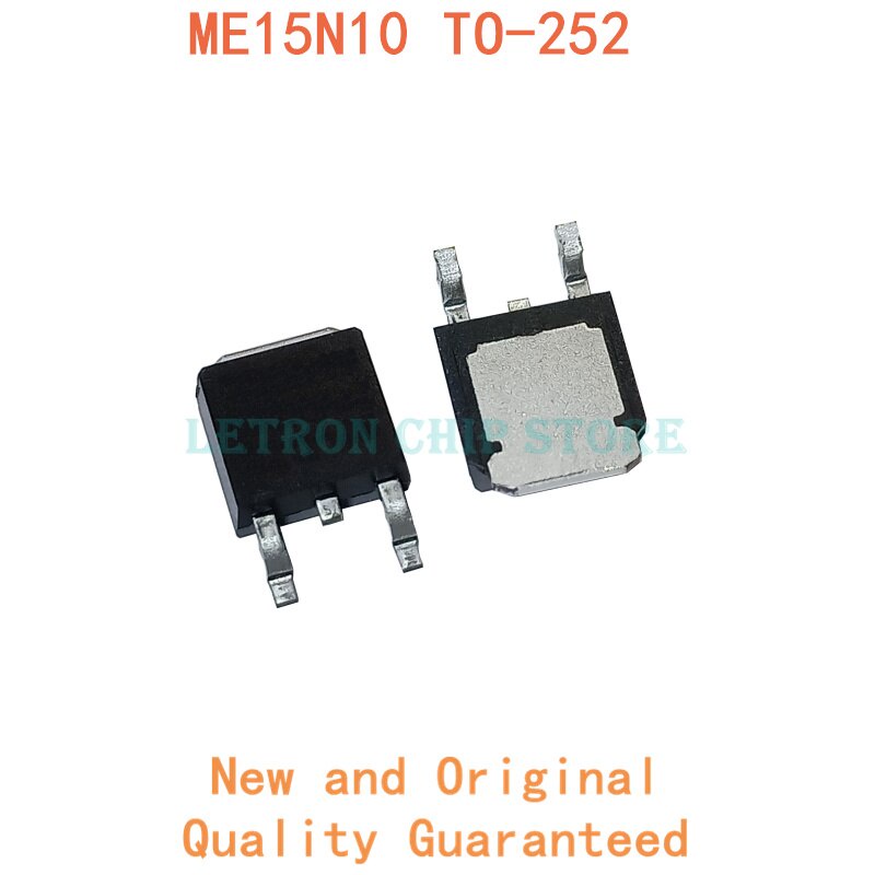 10 ชิ้น ME15N10 ถึง-252 ME15N10-G to252 dpak 15a 100v N-CH smd mosfet novo e original ic ชิปเซ็ต