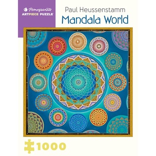 [จัดส่งฟรี] จิ๊กซอว์ Pomegranate ภาพ Mandala World โดย Paul Heussenstamm จำนวน 1,000 ชิ้น