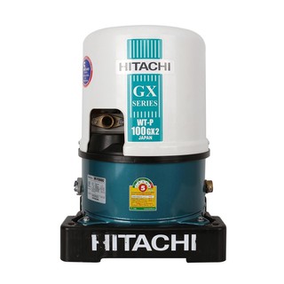 ปั๊มน้ำอัตโนมัติ AUTOMATIC PUMP HITACHI รุ่น WT-P100GX2 (เหมาะกับบ้าน 1-2 ชั้น)