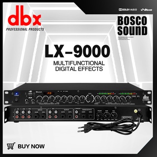 DBX LX-9000 เอฟเฟกต์เสียงสะท้อน DSP ป้องกันการผิวปาก อินพุตไมโครโฟน 5 ช่องสัญญาณ Bluetooth เล่นเสียง USB อินเทอร์เฟซเอาต