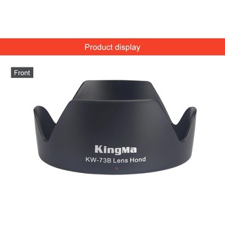 เลนส์ฮู้ด Kingma lens hood สำหรับเลนส์กล้อง Canon EF-S 18-135mm IS STM Filter 67mm