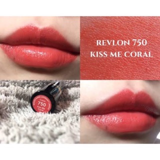 แท้ 💯% 💄💄 [ [ ลิป Revlon ] ] สี 750 Kiss me coral