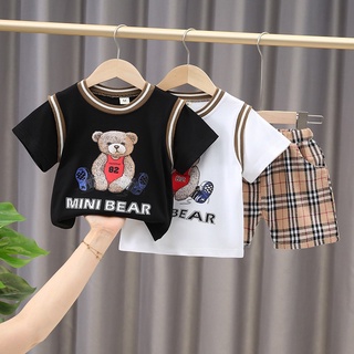 ชุดเด็กคอกลมเข้าแชทเสื้อ+กางเกงเข้าชุดYF3829