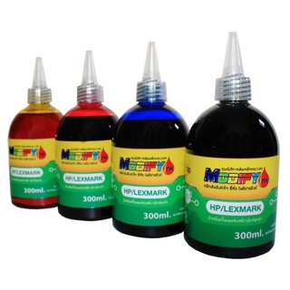Modify ink หมึกเติมTank สำหรับเครื่อง Hp ทุกรุ่น ขนาด 300x4ml(Black/Cyan/Maganta/Yellow)