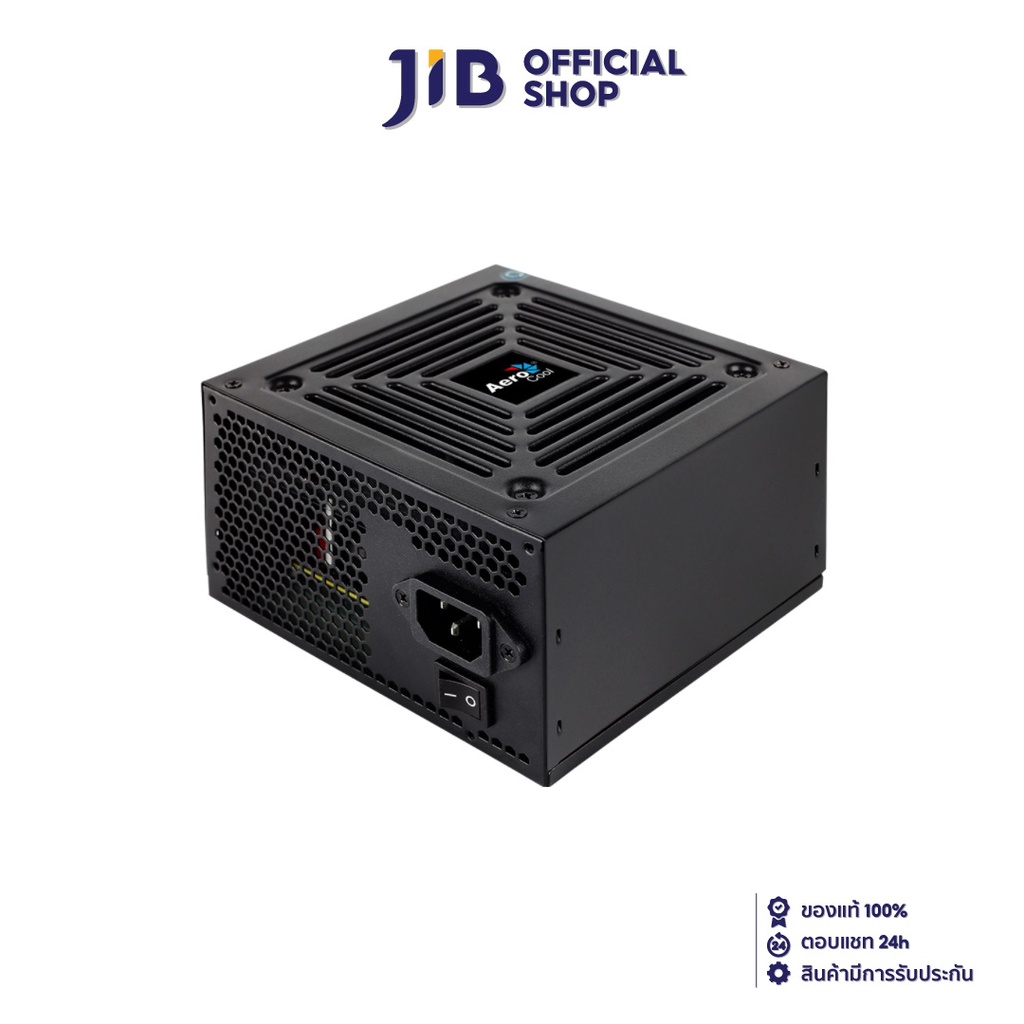 POWER SUPPLY (อุปกรณ์จ่ายไฟ) AEROCOOL AE550 - 550W 80 PLUS