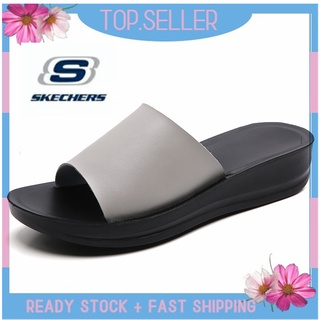 [พร้อมส่ง] *Skechers__go Walk Arch Fit รองเท้าแตะโลฟเฟอร์ ส้นแบน แบบสวม สําหรับผู้หญิง ผู้ชาย