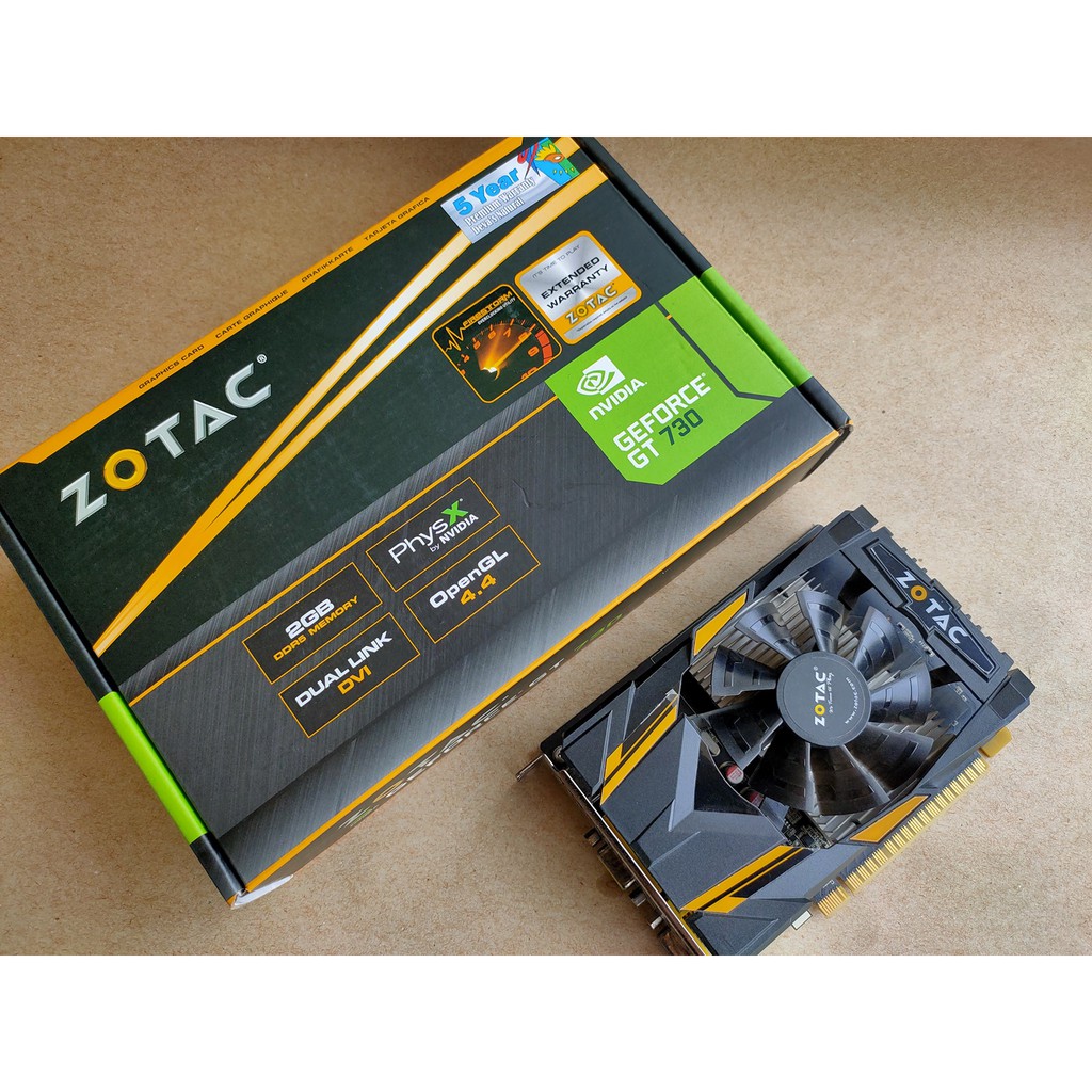 ZOTAC GeForce GT 730 2GB GDDR5 (สินค้ามือสอง)
