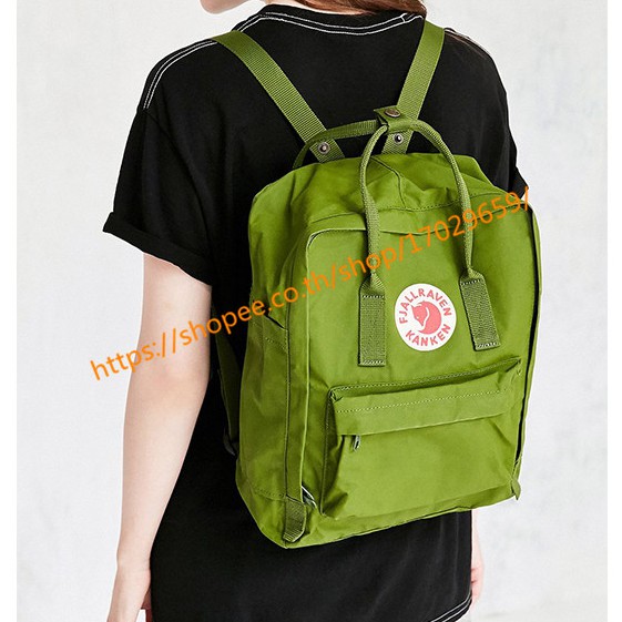 kanken classic leaf green