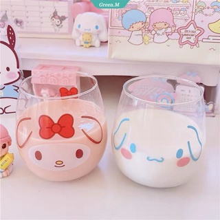 Sanrios Cinnamoroll Melody Kuromi แก้วน้ํา ลายการ์ตูนน่ารัก สร้างสรรค์ ของขวัญวันเกิด สําหรับเด็กผู้หญิง [GM]