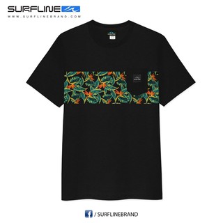 เสื้อยึด Surfline มีกระเป๋า ชาย ลายดอกกล้วยไม้ป่า SL05647