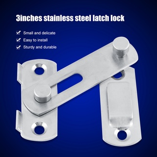 Stainless Steel Hasp Latch Lock Sliding Door for Window Cabinet Fitting Room Accessorries