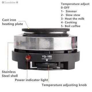 ™✥┇✿Sunshine✽เตาไฟฟ้าอเนกประสงค์ขนาดเล็กสำหรับ ต้มกาแฟ อุ่นอาหาร เตาขนาดพกพา ใช้กับ moka pot รุ่น Girmi 500W