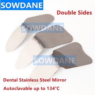 Double -Sides Dental Orthodontic Teeth Whitening Autoclavable Dental Oral Care Photographic Mirror Reflector Double-Side