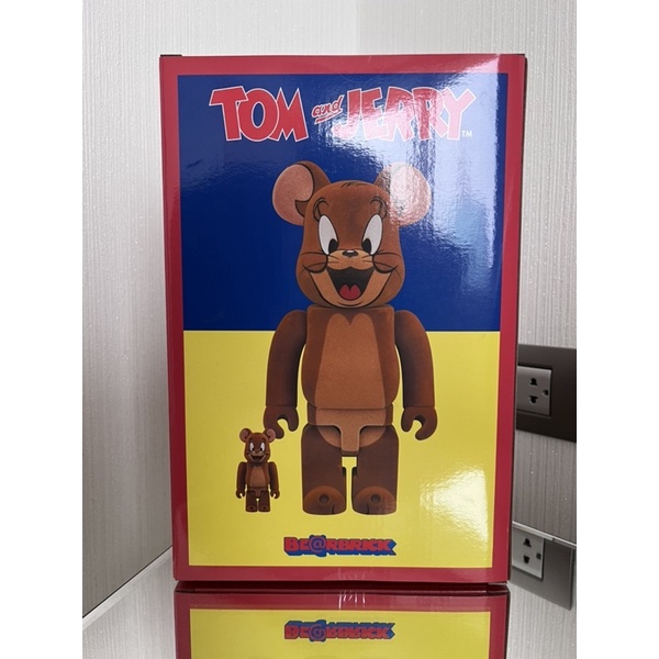 Bearbrick Tom and Jerry - Jerry Flocky 400% + 100%