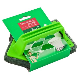 ราคาพิเศษ!! บิ๊กซี แผ่นใยขัดพร้อมด้ามจับ Big C Scouring Pad and Handle Iron-Shaped