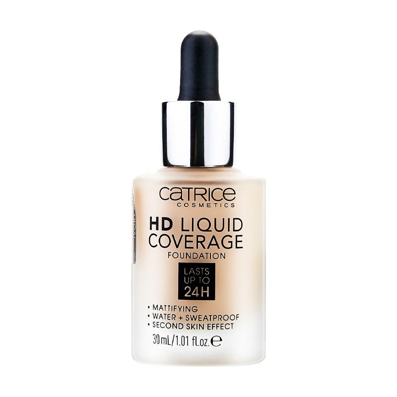 Catrice Germany HD Dropper Hydrating and Clear Liquid Foundation 30ml Dry Skin Long-lasting Concealer Long-lasting Oil C