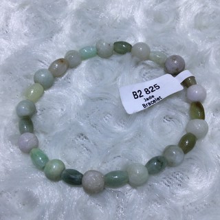 สร้อยข้อมือหยก กำไรหยก jade bracelet 8+4*6mm ข้อมือหยก ราคาถูก สินค้าถ่ายจากงานจริง สินค้าพร้อมส่งจากไทย