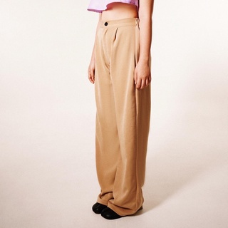 กางเกงขายาว sizonation Soft Trousers : Camel