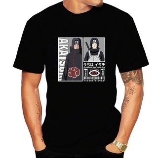 เสื้อยืด ผ้าฝ้าย พิมพ์ลายอนิเมะนารูโตะ Uchiha Itachi OITY4123TR สําหรับผู้ชาย FW32W16E22951