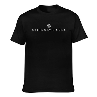 เสื้อยืดแขนสั้น พิมพ์ลายโลโก้ Steinway And Sons Piano สําหรับผู้ชาย