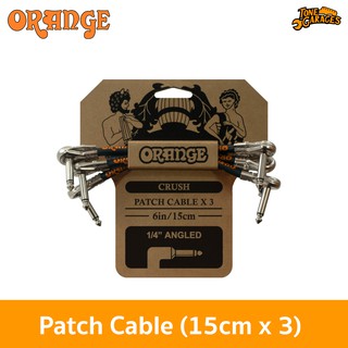 Orange Patch Cable สายพ่วงเอฟเฟค 15cm x 3 เส้น