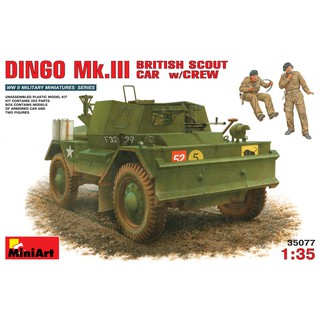 MiniArt 1/35 MI35077 DINGO MK.III BRITISH SCOUT CAR