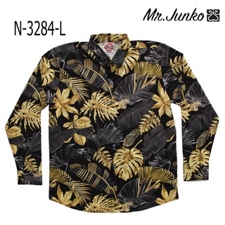 ⚡ ส่งฟรี⚡เชิ้ตแขนยาว Mr-Junko งานต่อลาย ราคาคุ้มค่าที่สุด N-3284-L