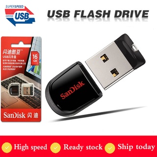 ของแท้ 100% SanDisk แฟลชไดรฟ์ 4GB 512GB 128GB 64GB 32GB USB