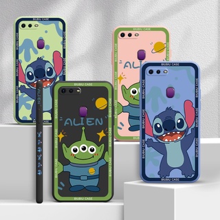 เคสโทรศัพท์ OPPO F5 F5 Youth F5 PLUS F9 F9 Pro F15 F11 PRO cartoon cute Stitch Pixar Princess เคส Boys พิมพ์ด้านข้างสแควร์ขอบรูปแบบ Liquid ปลอกซิลิโคนคลุมทั้งหมดกล้องป้องกันการกระแทก