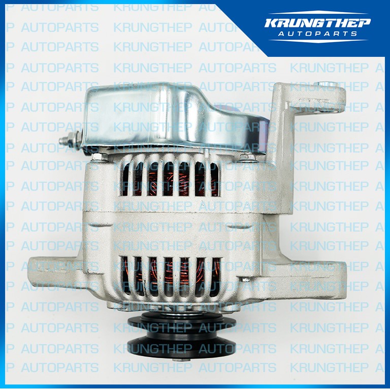 ไดชาร์จ MAZDA FAMILIA ขากว้าง 8ซม.แปลงใส่ KUBOTA, Yanmar (สินค้า Built)