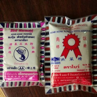 วุ้นผง agar agar ขนาด 25-50 กรัม