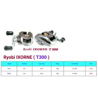 หยดน้ำ RYOBI IXORNE T-300​ รอกแกร่งบอดี้โลหะ