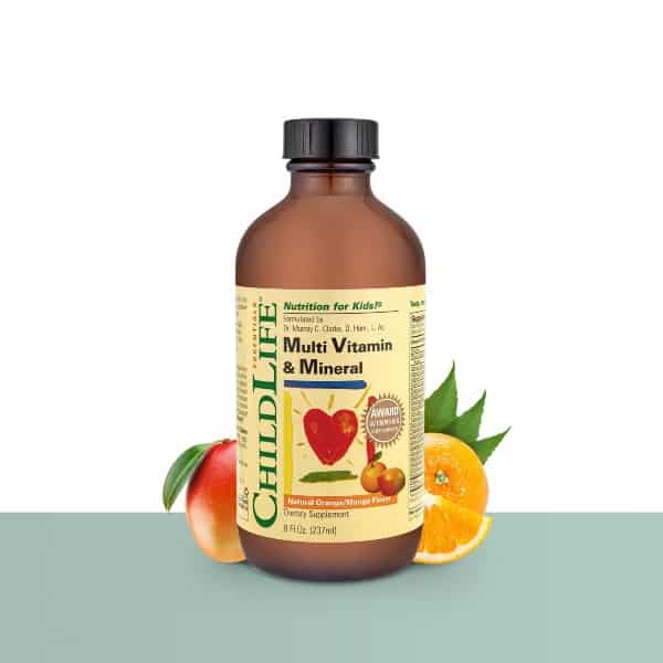 ChildLife Essentials® Multi Vitamin and Mineral 8 Fluid Ounces (237 mL) วิตามินรวมสำหรับเด็กเล็กจนโต