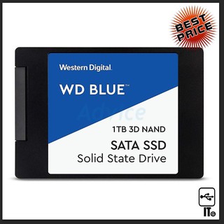 1 TB SSD WD Blue 3D NAND (WDS100T2B0A) Internal Solid State Drive ฮาร์ดดิสก์ ประกัน 5Y