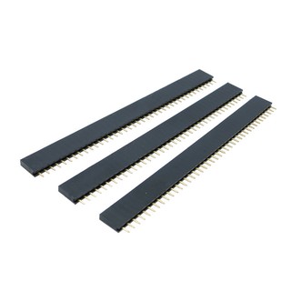 10pcs 40Pin 2.54mm 40p Single Row Straight Female Pin Header Strip