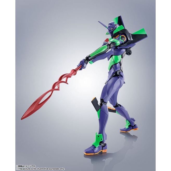 Robot Spirits Evangelion Unit-01 + Spear of Cassius (Renewal Color Edition)#4573102621177