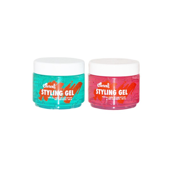 Caring Gel Styling 100ml แคริ่ง สไตล์ลิ่ง เจล จัดแต่งทรงผม มี 2 สีให้เลือก