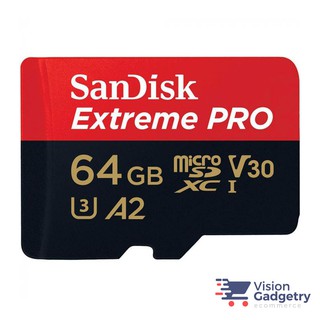 Sandisk Extreme Pro Class 10 การ์ด Micro SD 4K A2 (200MBS 100MBS 32GB 64GB 128GB 256GB)