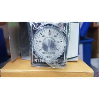 ทามเมอร์ Time Limit Operation 24VDC 60SEC Timer Relay NITECH พร้อมซ๊อกเก็ต และส่งฟรี