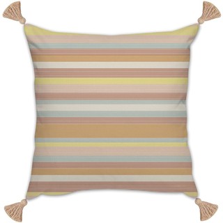 หมอนอิง หมอนอิง HOME LIVING STYLE PASTEL 18X18 นิ้ว สีน้ำตาล หมอนอิงและเบาะ เฟอร์นิเจอร์และของแต่งบ้าน CUSHION HOME LIVI