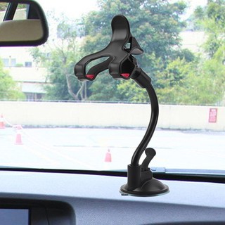 Soft Tube Suction Car Holder Double V Clip 360 Rotating - intl