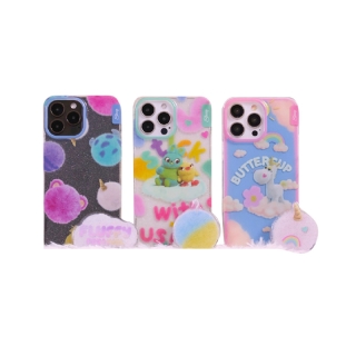 [Fluffy Festival Collection] เคสสำหรับไอโฟนแถมฟรี Griptok สำหรับiphone ทุกรุ่น กันรอย กันกระแทก เคสพรีเมียม ลิขสิทธิ์แท้